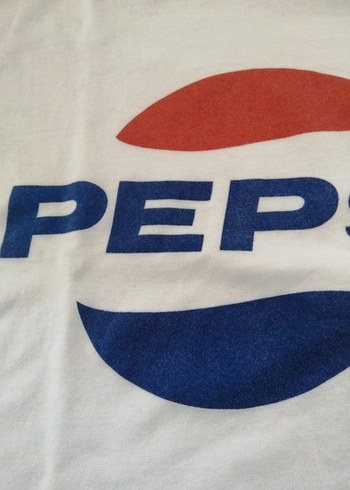 Beyaz PEPSI Baskılı tshırt - Görsel 5