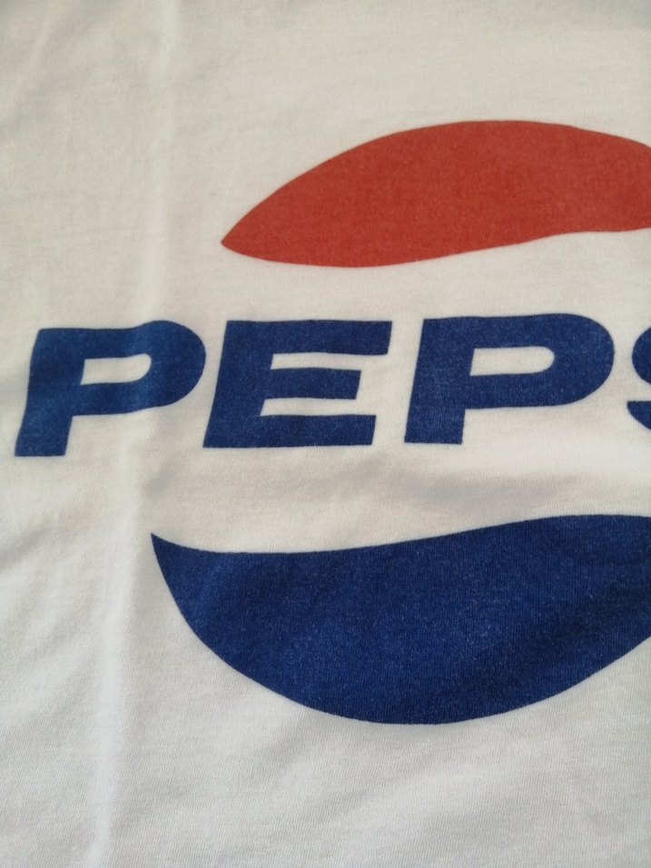 Beyaz PEPSI Baskılı tshırt - Görsel 5