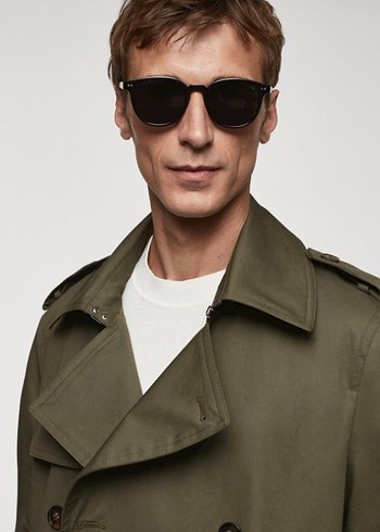 KLASİK SU İTİCİ MANGO TRENÇKOT - Görsel 2