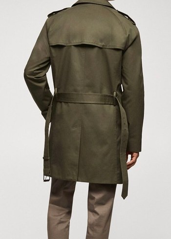 KLASİK SU İTİCİ MANGO TRENÇKOT - Görsel 5