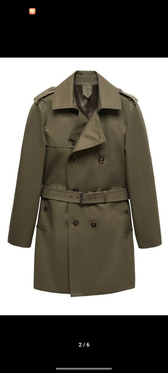 KLASİK SU İTİCİ MANGO TRENÇKOT - Görsel 4