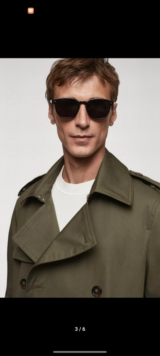 KLASİK SU İTİCİ MANGO TRENÇKOT - Görsel 2