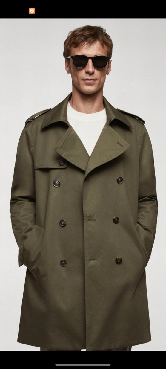 KLASİK SU İTİCİ MANGO TRENÇKOT - Görsel 3