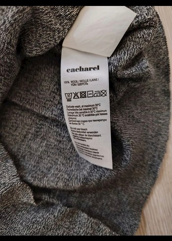 CACHAREL DÜĞMELİ %100 YÜN HIRKA SÜVETER - Görsel 5