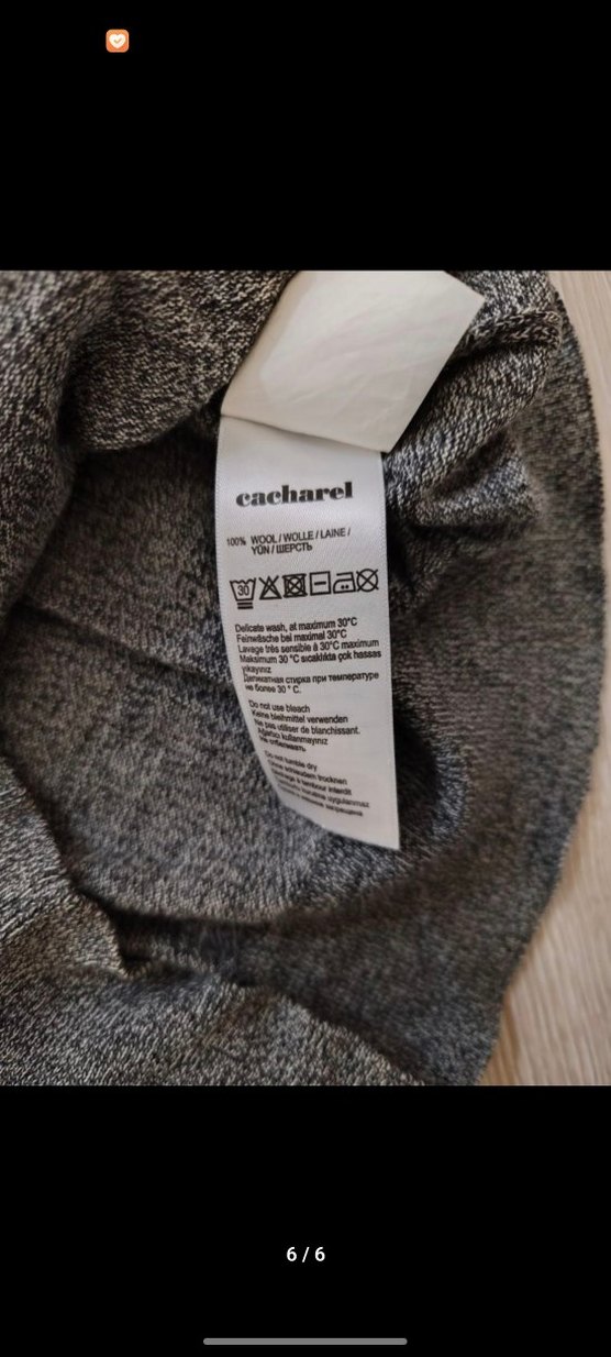 CACHAREL DÜĞMELİ %100 YÜN HIRKA SÜVETER - Görsel 5