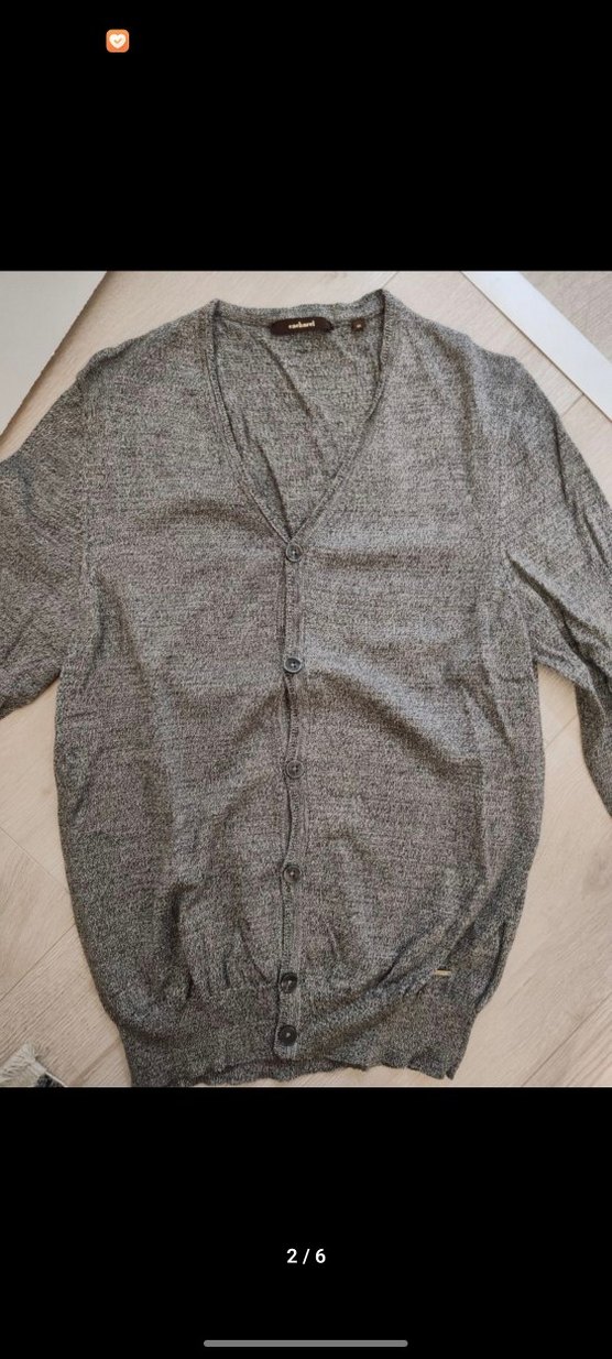 CACHAREL DÜĞMELİ %100 YÜN HIRKA SÜVETER - Görsel 2