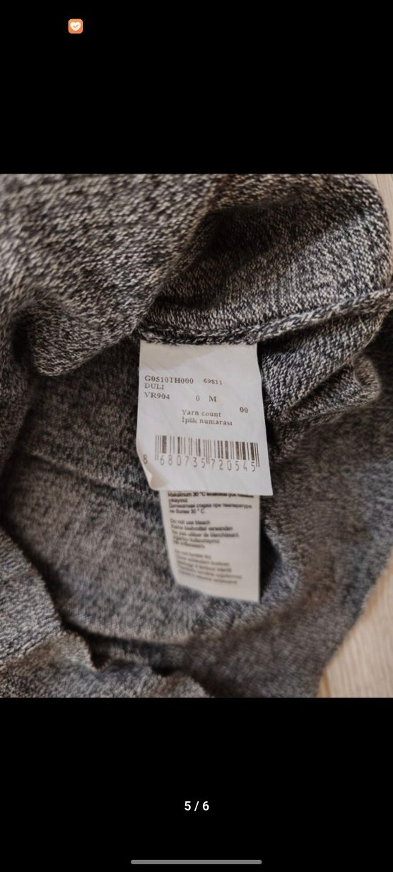 CACHAREL DÜĞMELİ %100 YÜN HIRKA SÜVETER - Görsel 4