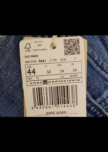 MANGO JAN SLİM FİT JEAN PANTOLON KOT - Görsel 5