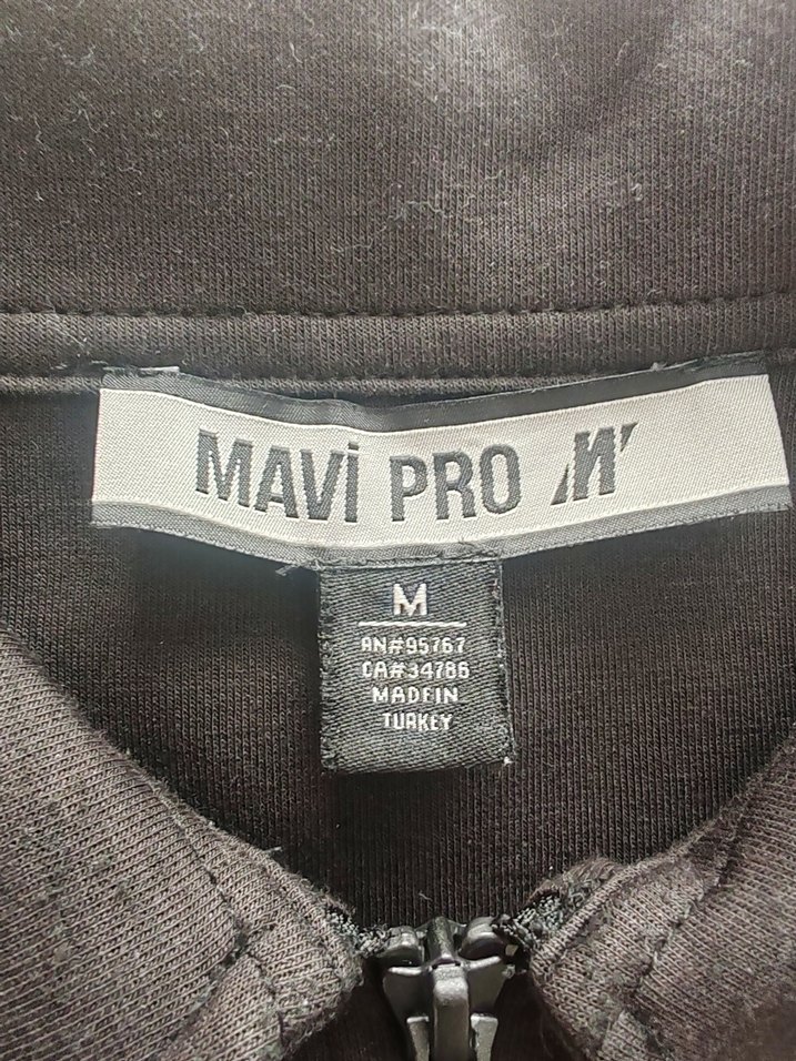 Mavi Pro Fermuarlı Gömlek Yaka Sweatshirt Ceket - Görsel 4
