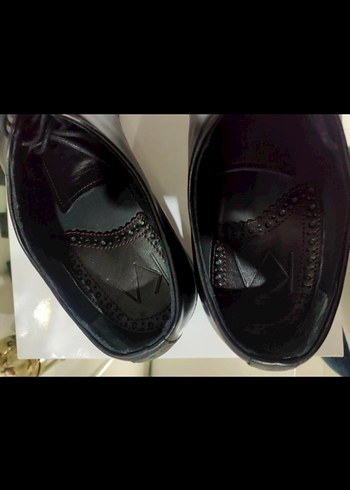 HAKİKİ DERİ KLASİK SİYAH AYAKKABI - Görsel 6