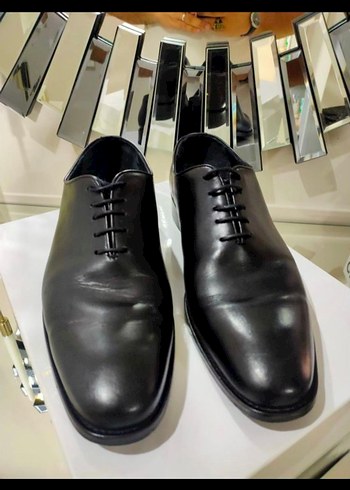 HAKİKİ DERİ KLASİK SİYAH AYAKKABI - Görsel 4