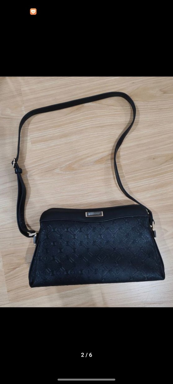 SİLVER POLO DERİ SİYAH ÇANTA - Görsel 4