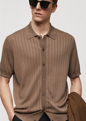 DÜĞMELI TRIKO POLO GÖMLEK - Görsel 5