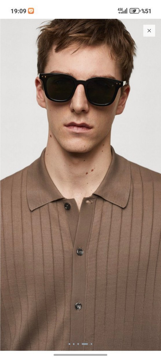 DÜĞMELI TRIKO POLO GÖMLEK - Görsel 3