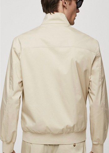 STREÇ FERMUARLI PAMUKLU CEKET - Görsel 3