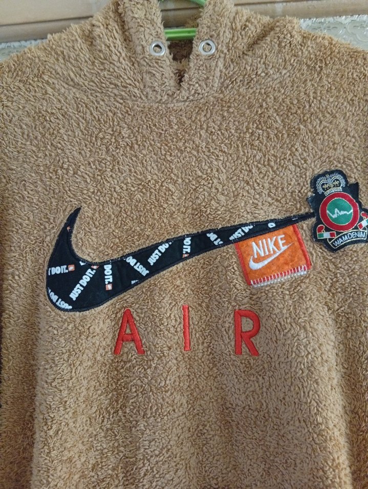 Kahverengi Peluş Kadın Sweatshirt - Görsel 2