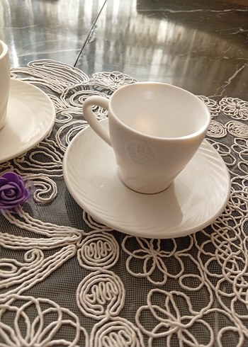 Beyaz Seramik 2'li Fincan Takımı - Görsel 4