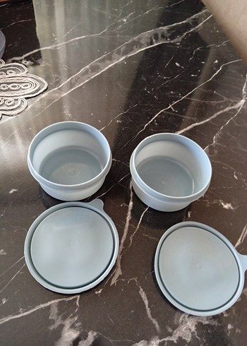 Plastik ikili kapaklı saklama kabı - Görsel 2