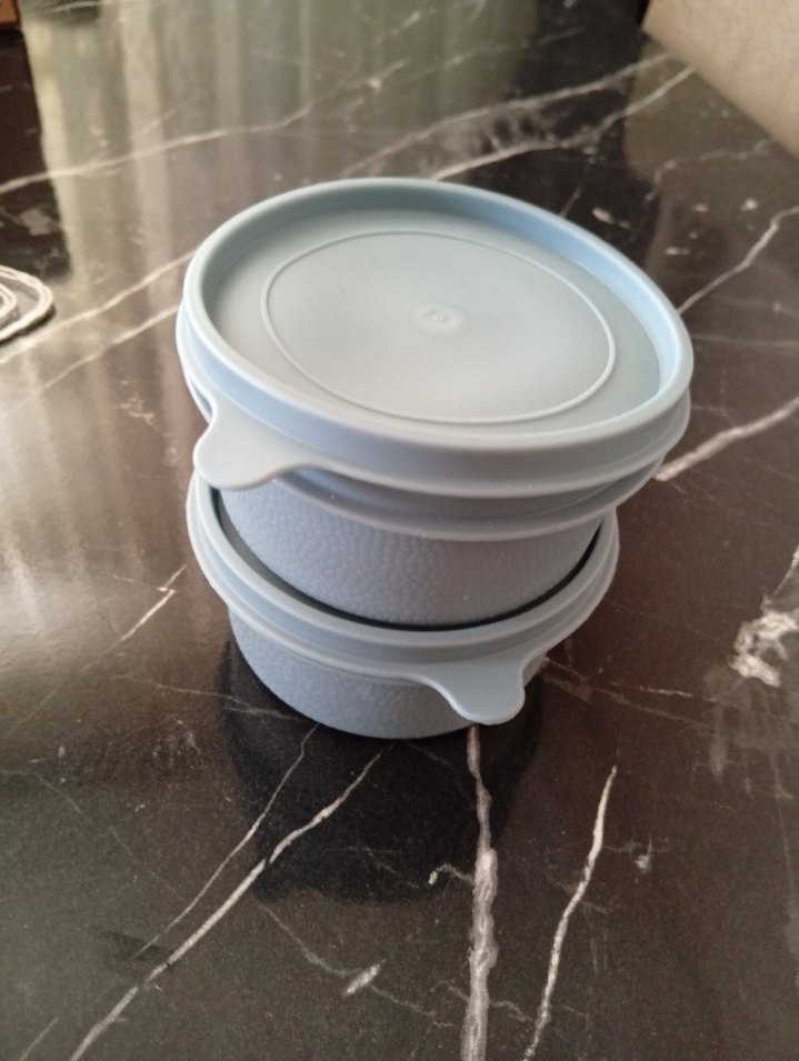 Plastik ikili kapaklı saklama kabı - Görsel 3