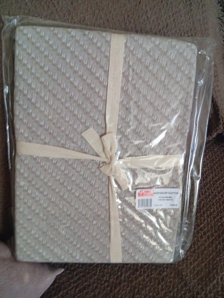 Bej Dokulu Desensiz Battaniye - Görsel 3