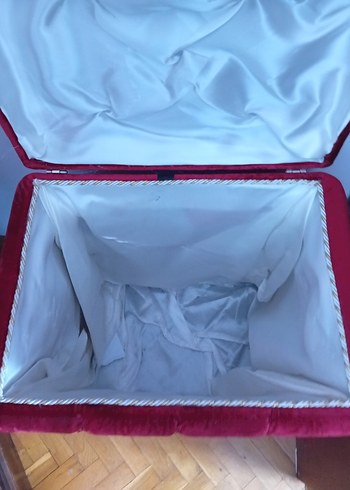 Bordo Parlak Makyaj Organizeri - Görsel 5