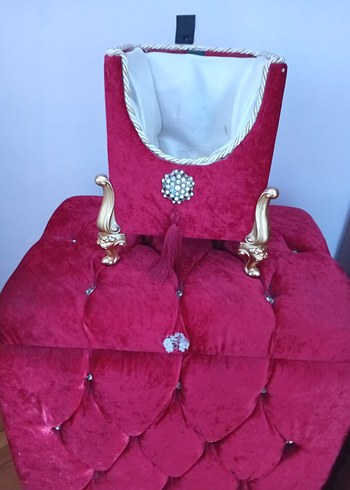 Bordo Parlak Makyaj Organizeri - Görsel 2