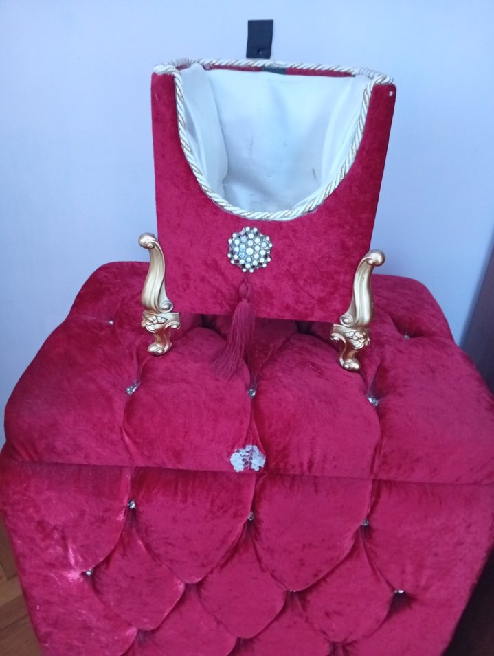 Bordo Parlak Makyaj Organizeri - Görsel 2