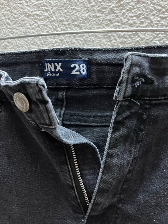 Siyah Kemer Detaylı Kadın Skinny Jean - Görsel 4