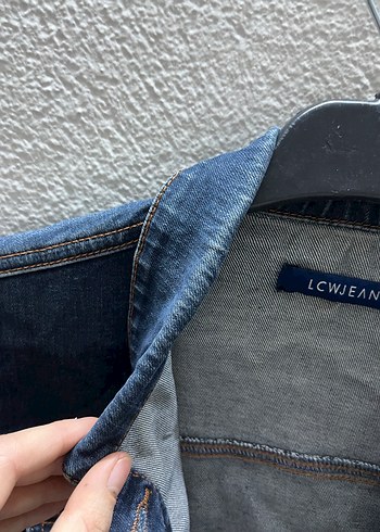 Düğmeli Kadın Crop Kot Ceket - Görsel 6