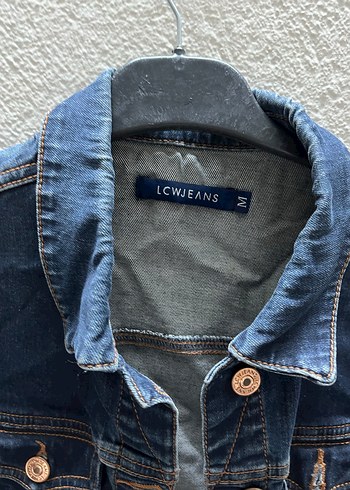 Düğmeli Kadın Crop Kot Ceket - Görsel 4