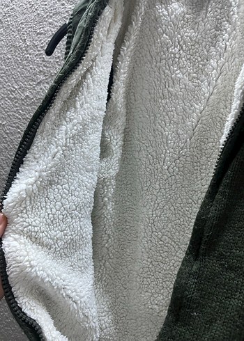 Erkek Haki Kapüşonlu Fermuarlı Yelek - Görsel 4