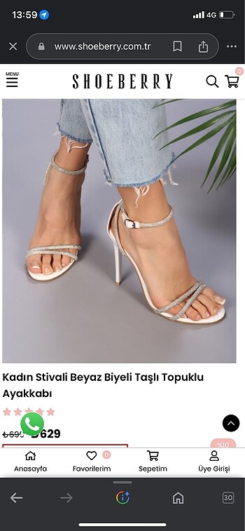 Diğer taşlı topuklu ayakkabı