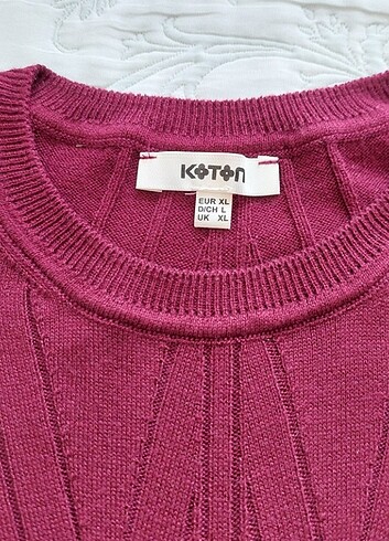 xl Beden bordo Renk Triko elbise