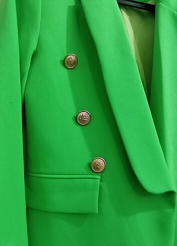 38 Beden Yeşil blazer ceket