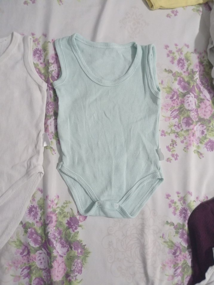 Bebek Erkek Kolsuz Pamuklu Body - Görsel 3