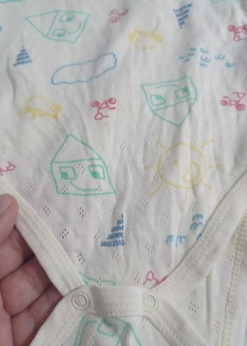 Bebek üçlü çıtçıtlı atlet - Görsel 3