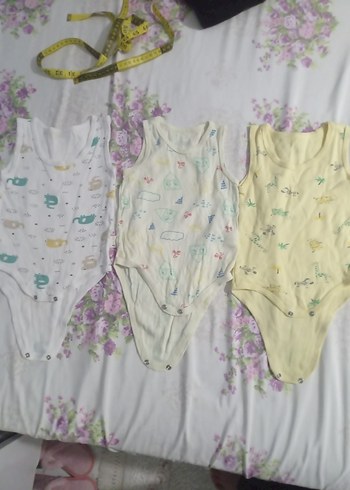 Bebek üçlü çıtçıtlı atlet - Görsel 2