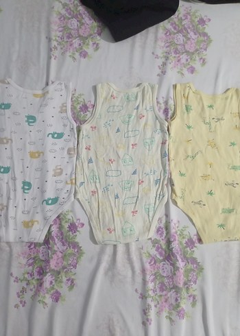 Bebek üçlü çıtçıtlı atlet - Görsel 4