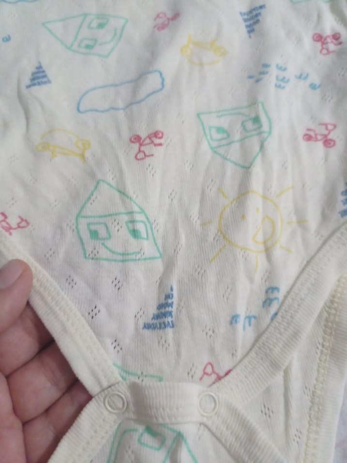 Bebek üçlü çıtçıtlı atlet - Görsel 3