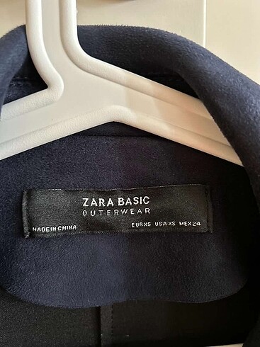 xs Beden lacivert Renk Zara suni süet kısa ceket