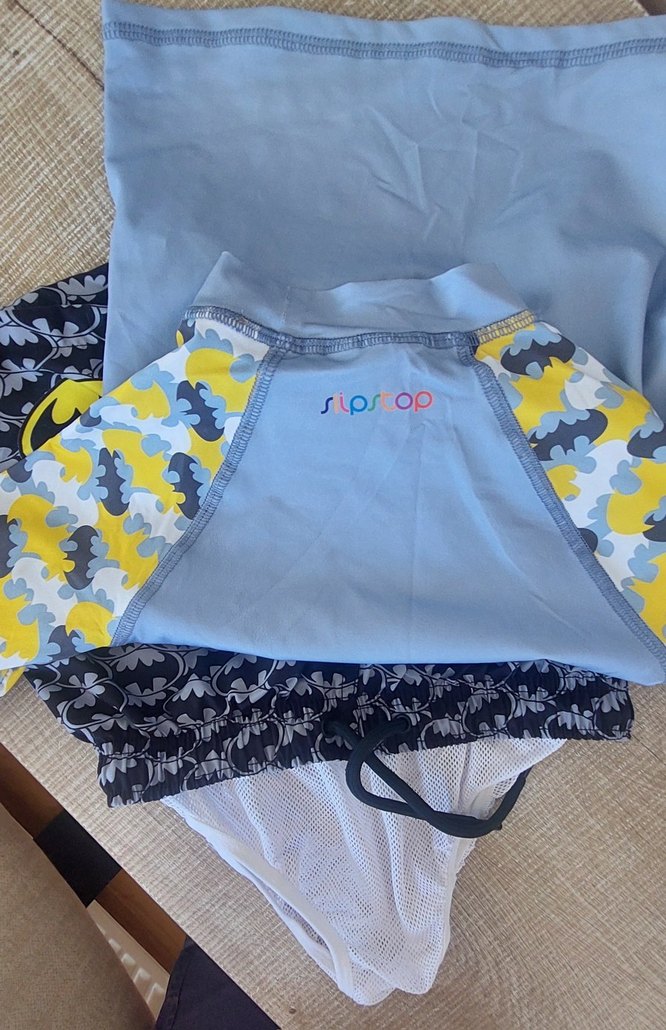 slipstop Batman Baskılı Erkek Çocuk Mayo Takımı - Görsel 5