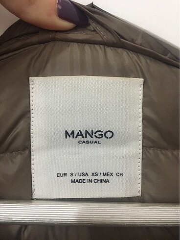 s Beden kahverengi Renk Mango Kadın Mont