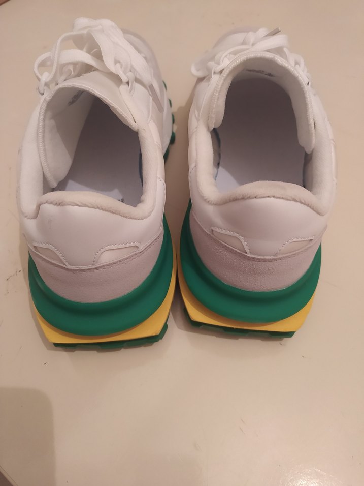 Beyaz Bağcıklı Erkek Spor Ayakkabı - Görsel 2