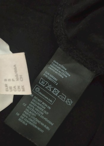 s Beden siyah Renk H&M tişört