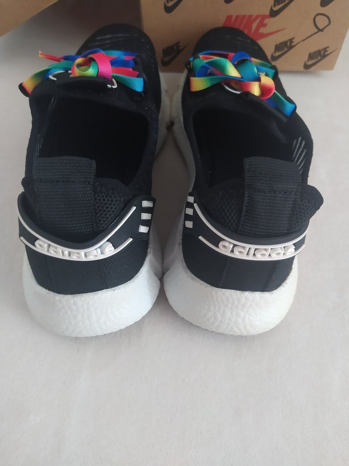 Renkli Bağcıklı Kadın Spor Ayakkabı - Görsel 2