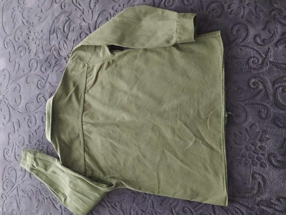 Erkek Çocuk Haki Düğmeli Uzun Kollu Gömlek - Görsel 2