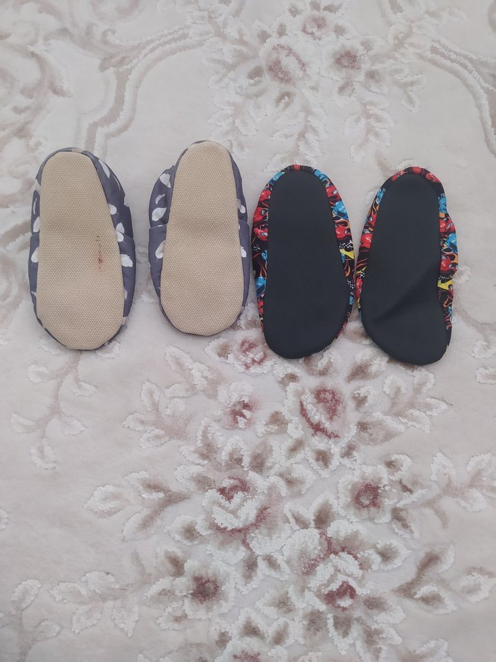 Renkli Erkek Çocuk Kaydırmaz deniz ayakkabi - Görsel 2