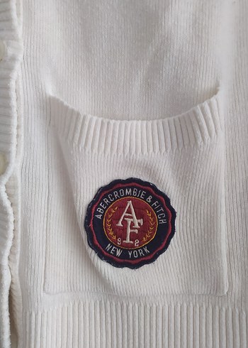 Düğmeli Beyaz Kadın Midi Hırka - Görsel 3