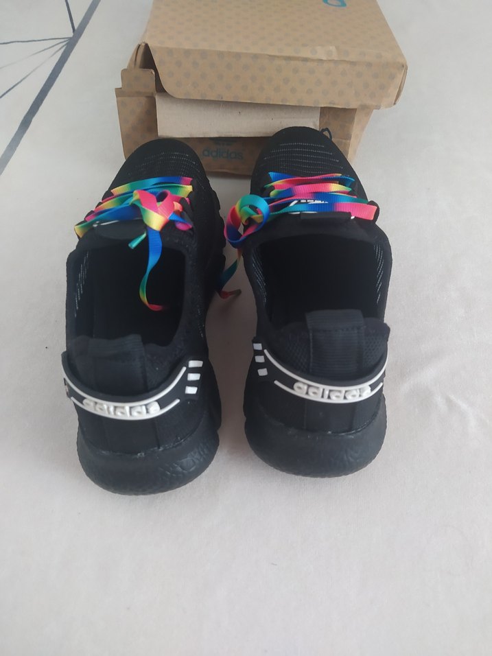 Renkli Bağcıklı bayan Spor Ayakkabısı - Görsel 2