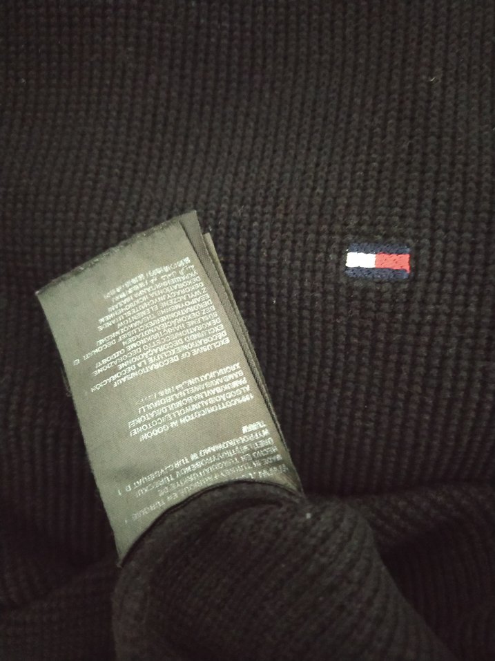 Erkek Siyah Triko Sweatshirt - Görsel 3